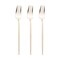 Shiny Gold Moderno Disposable Plastic Dessert Forks (300 Forks)